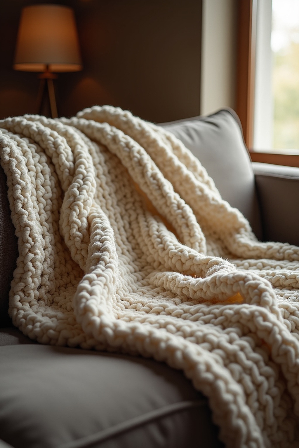 8 XXL-Grobstrickdecken fürs gemütliche Sofa