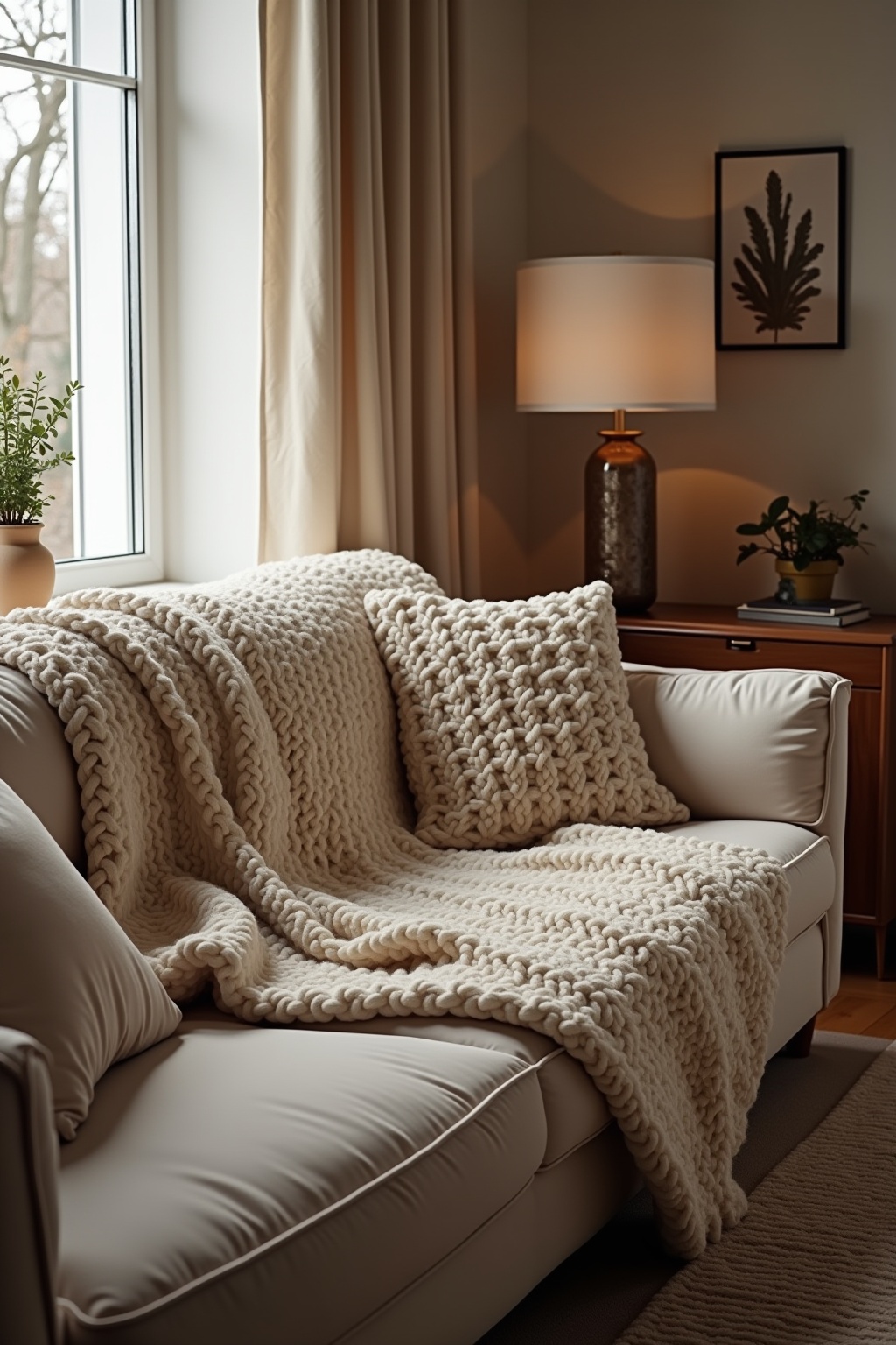 8 XXL-Grobstrickdecken fürs gemütliche Sofa