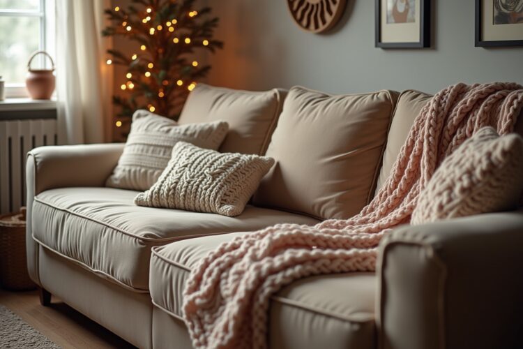 8 XXL-Grobstrickdecken fürs gemütliche Sofa