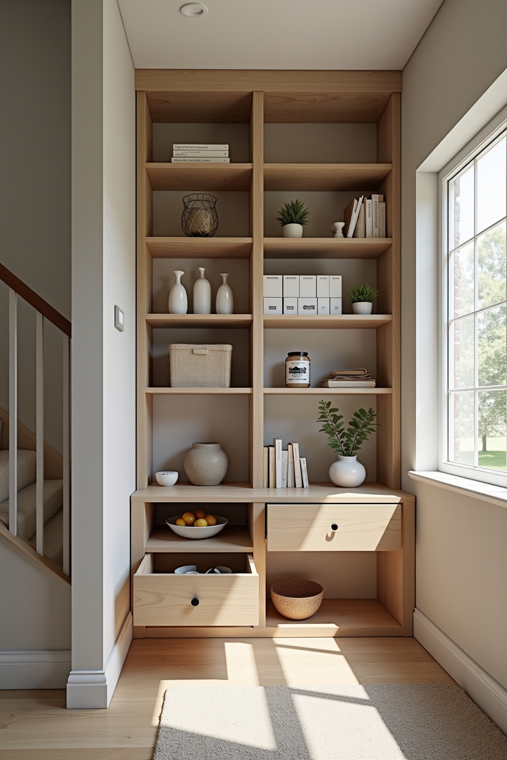 8 Tipps: Abstellraum unter Treppe einrichten