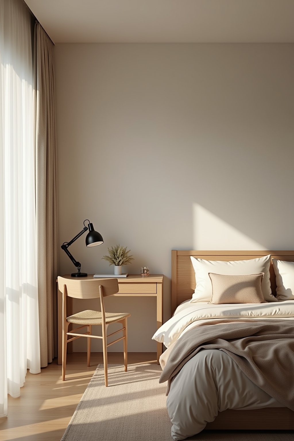 8 Ideen, um Arbeitsplatz im Schlafzimmer zu integrieren