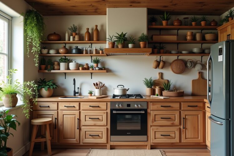 8 Boho Küche Ideen für gemütliches Wohngefühl