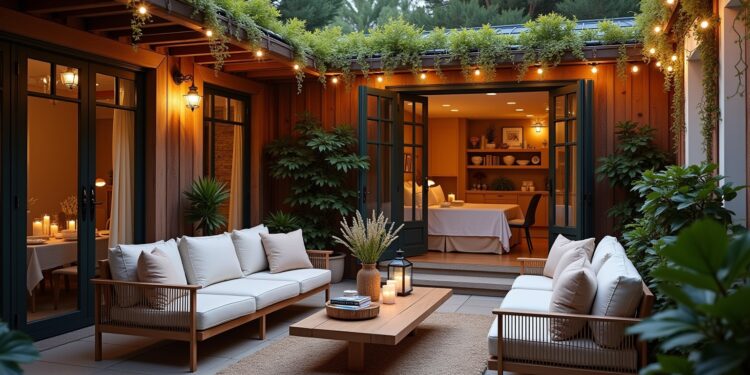 gemütliche terrasse-Titel