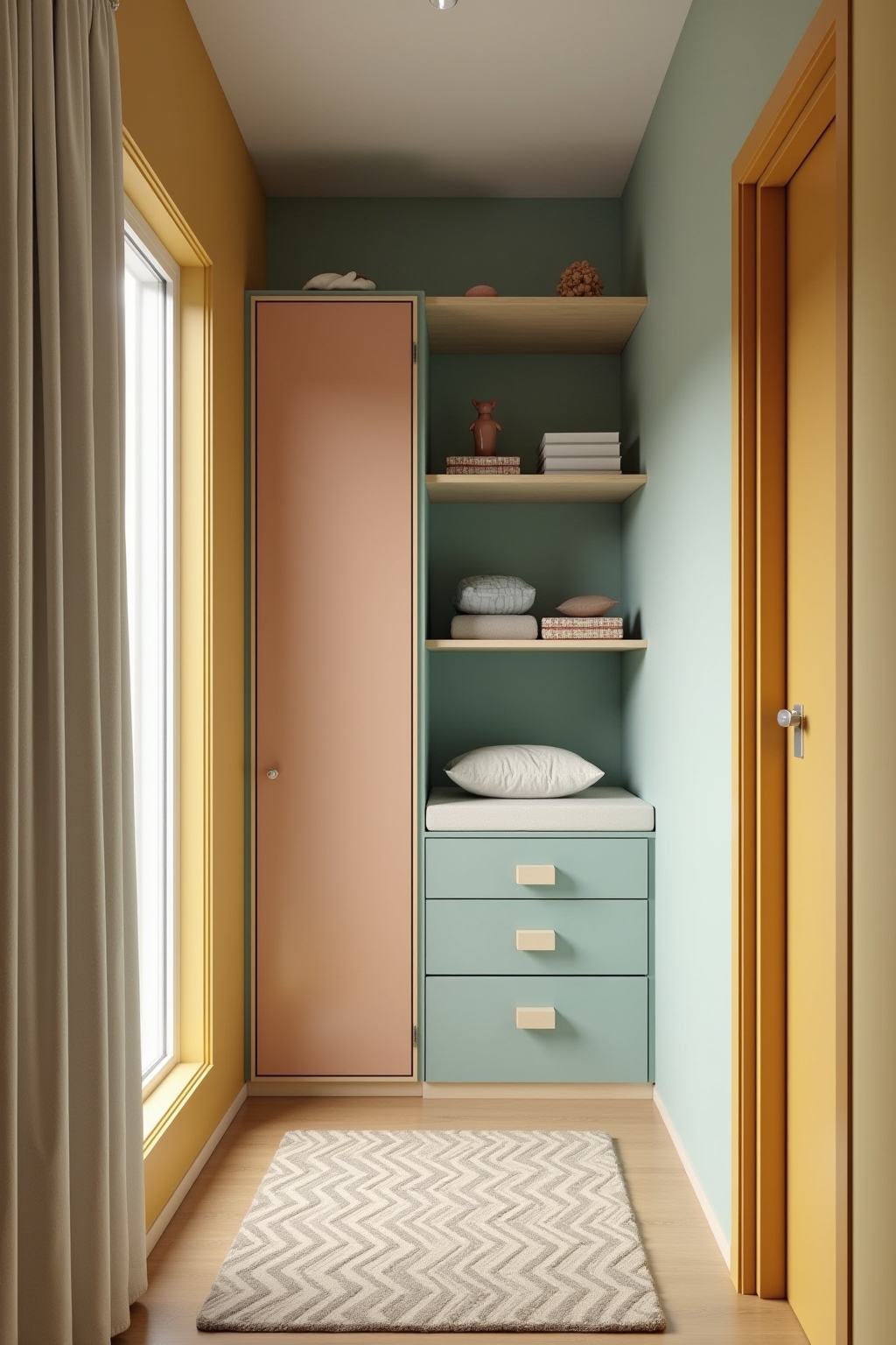 8 Tipps, um ein schmales Kinderzimmer einzurichten