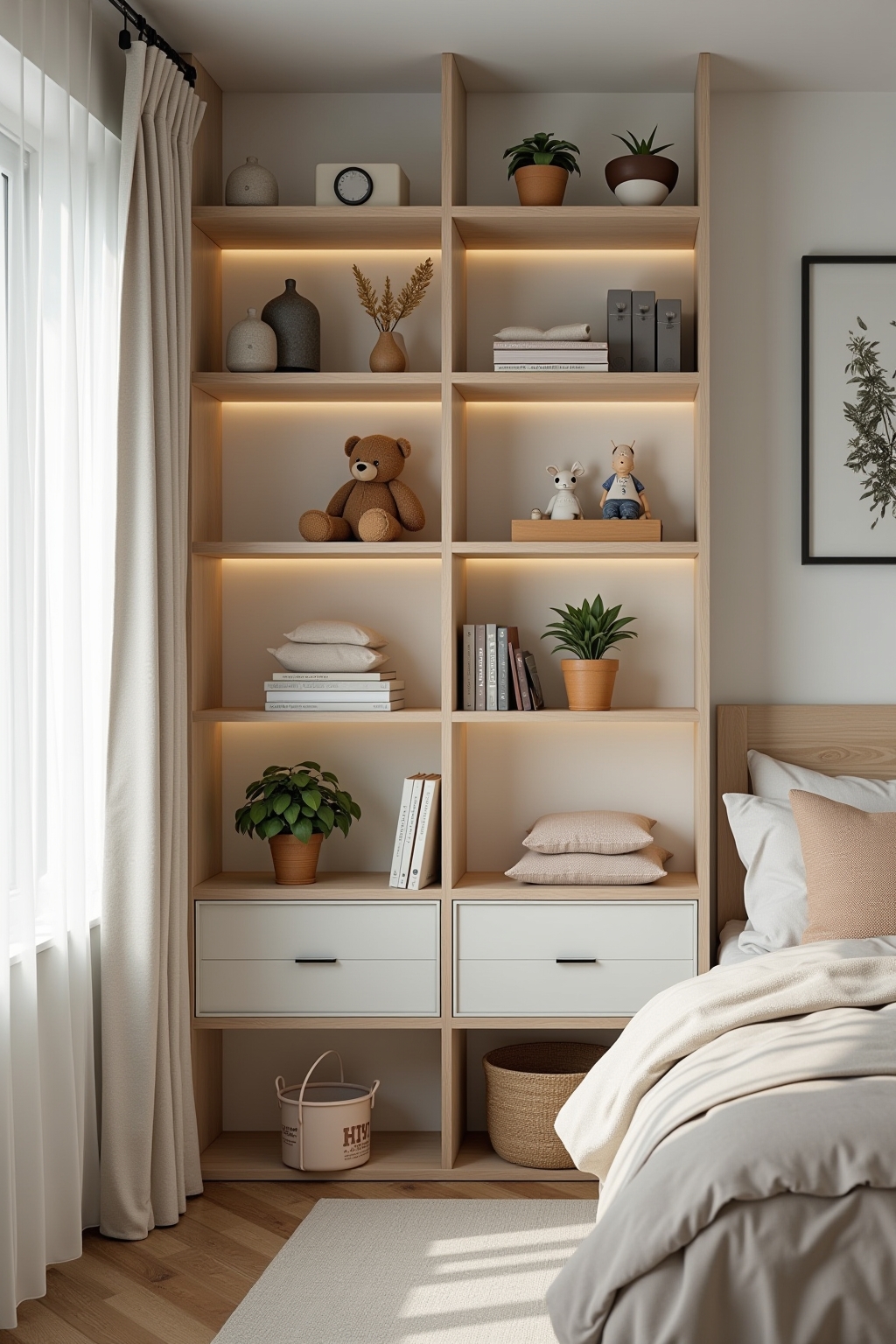 8 Tipps, um ein schmales Kinderzimmer einzurichten