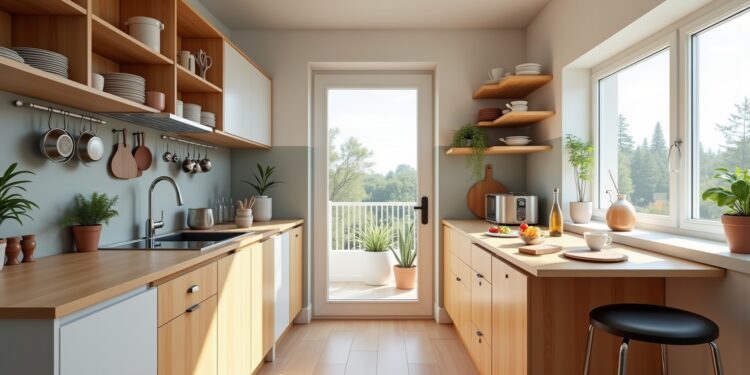 kleine küche einrichten ideen-Titel