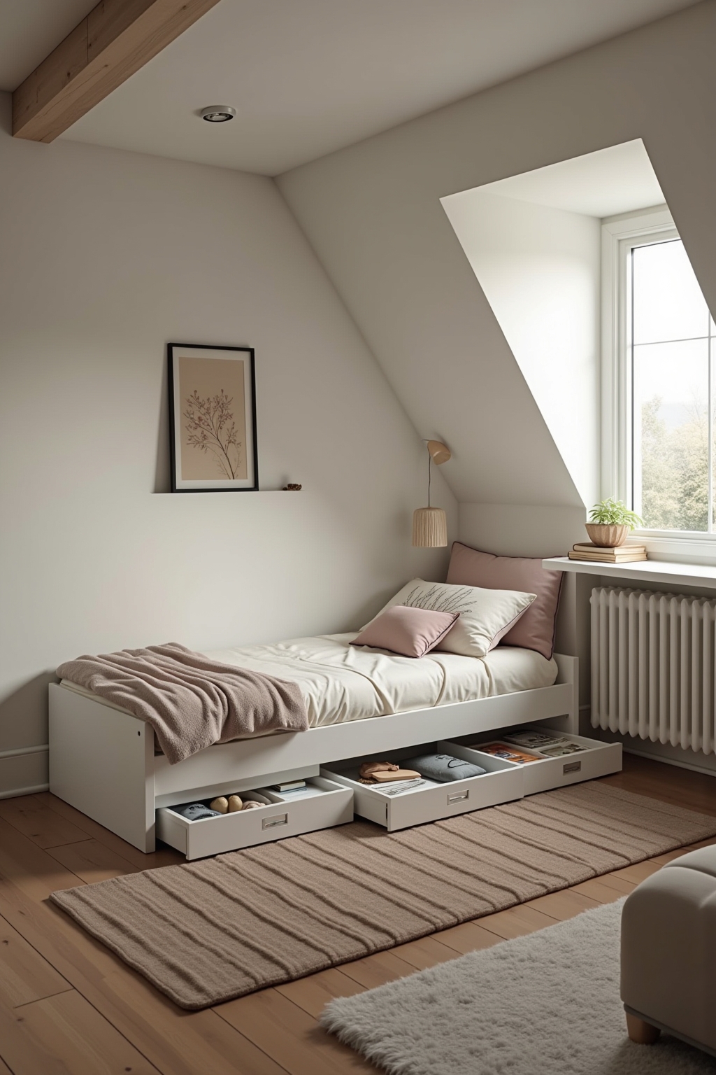 8 Tipps: Kleines Jugendzimmer mit Dachschräge einrichten