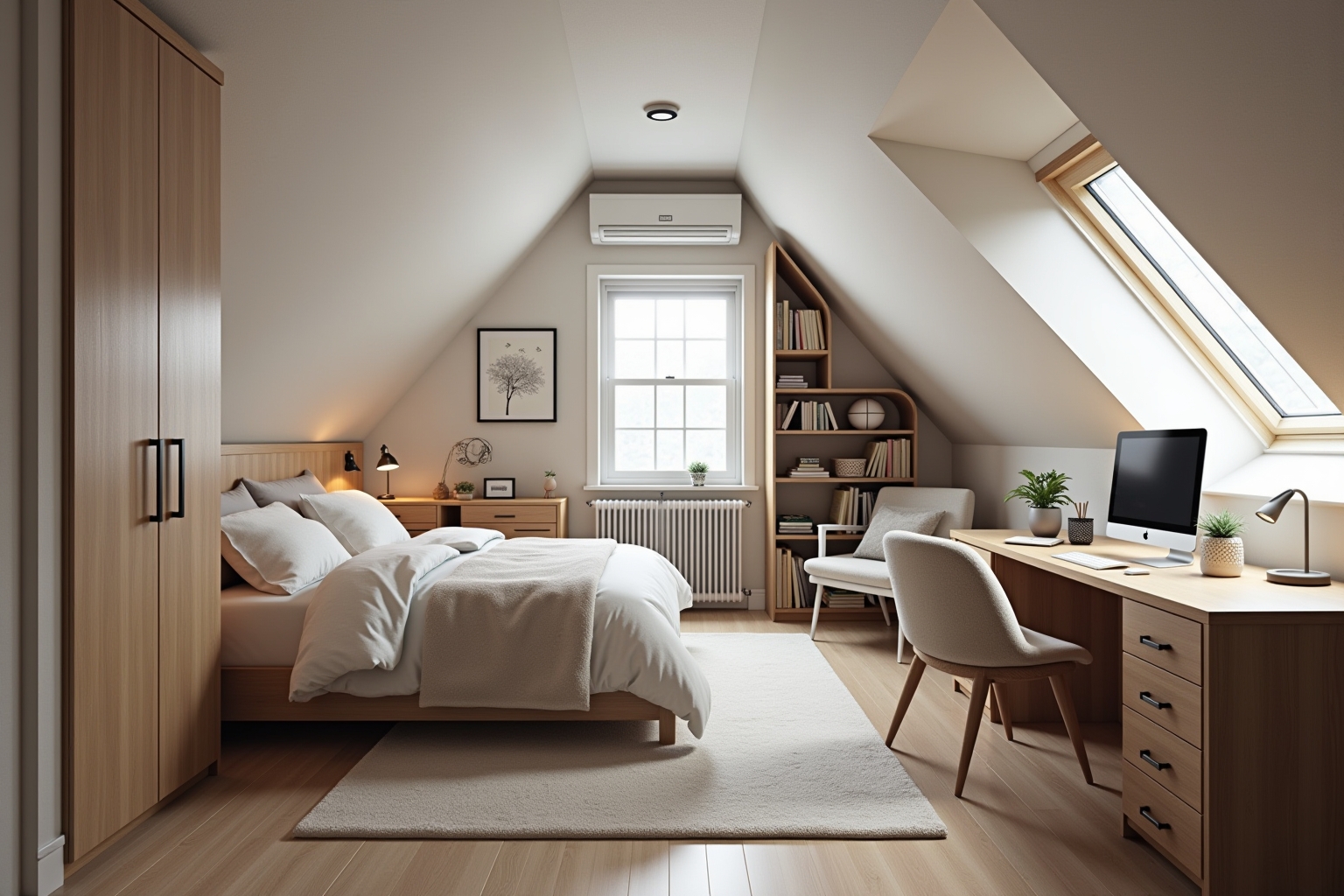 kleines jugendzimmer mit dachschräge einrichten-Titel