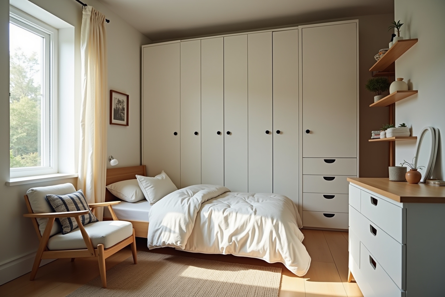 kleines schlafzimmer einrichten ikea-Titel