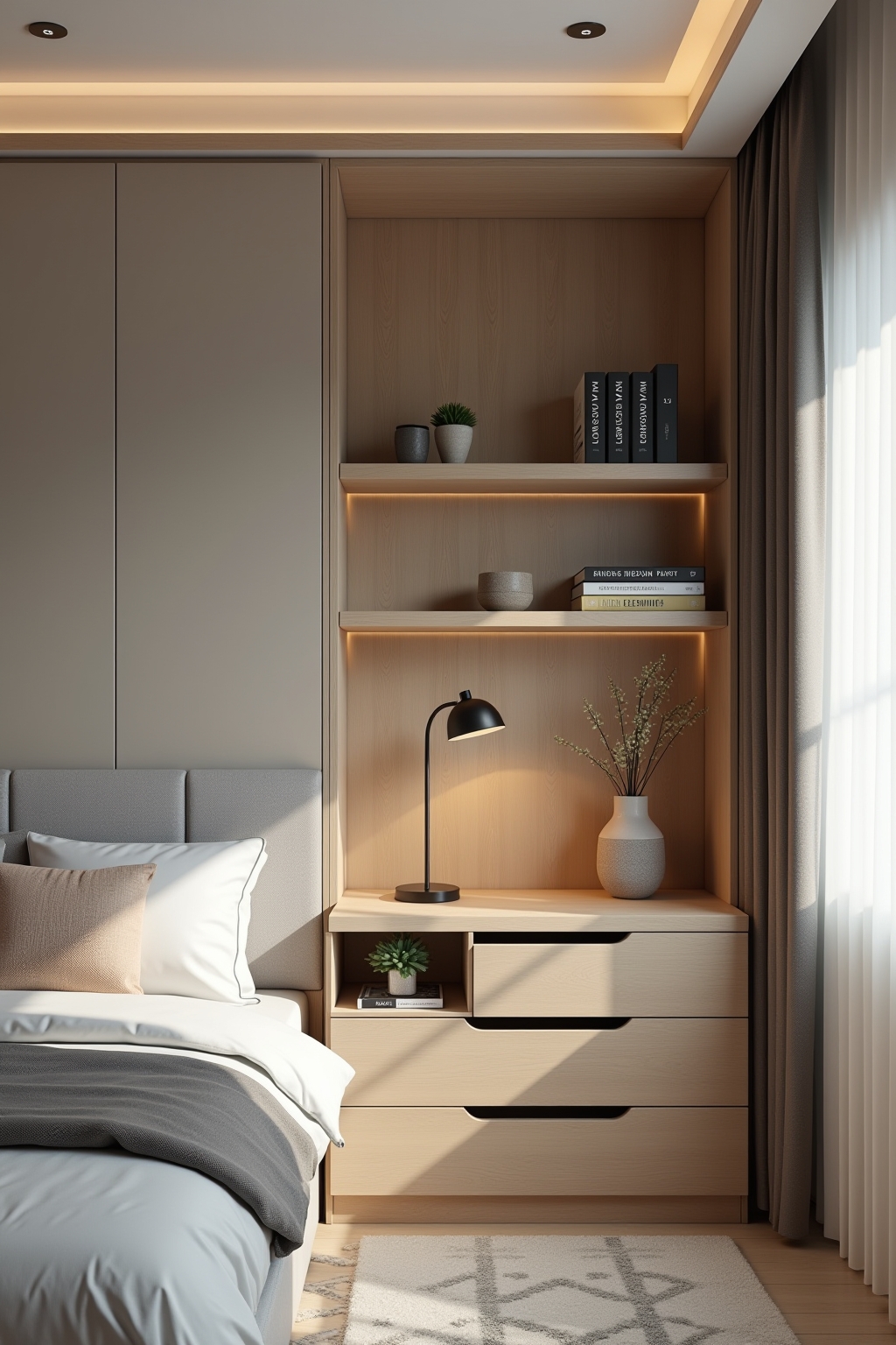 8 Tipps: Kleines Schlafzimmer mit Büro einrichten