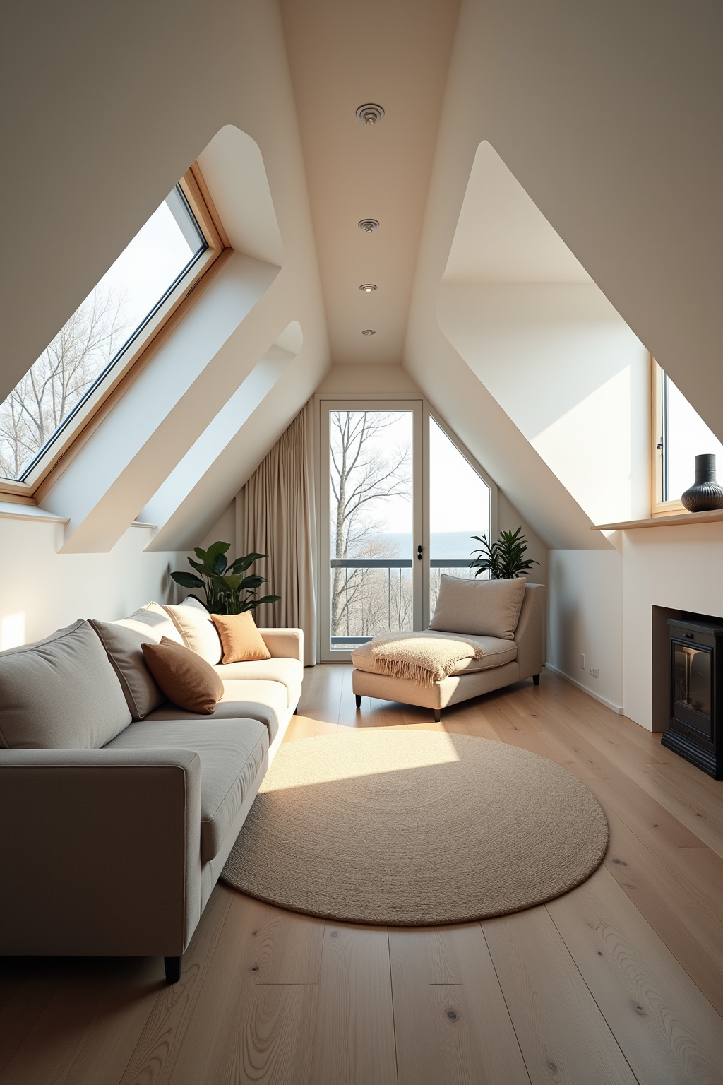 8 Ideen: Kleines Wohnzimmer mit Dachschräge einrichten 8 Ideen: Kleines Wohnzimmer mit Dachschräge einrichten