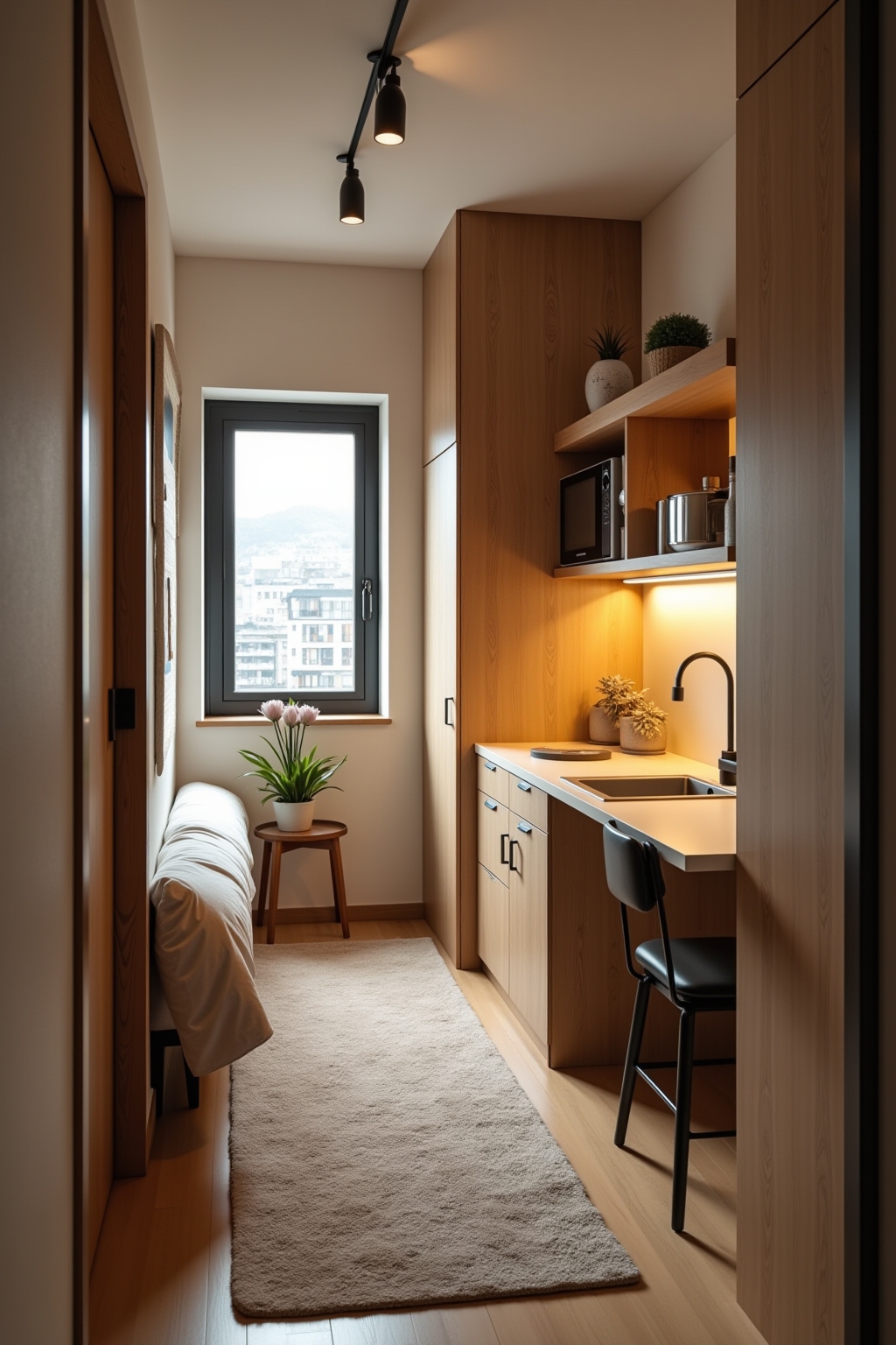 8 Tipps: Kleines Wohnzimmer mit offener Küche einrichten