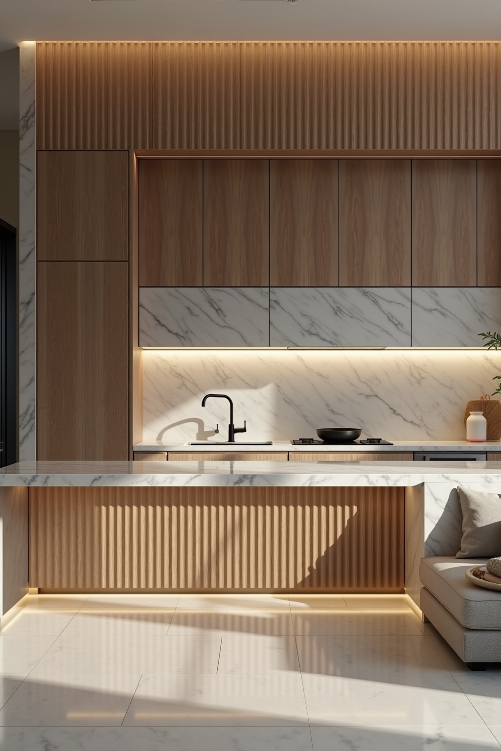 8 minimalistische Küche Ideen für stilvolles Kochen