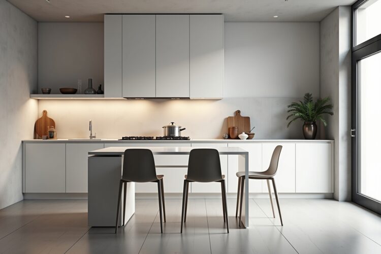 8 minimalistische Küche Ideen für stilvolles Kochen