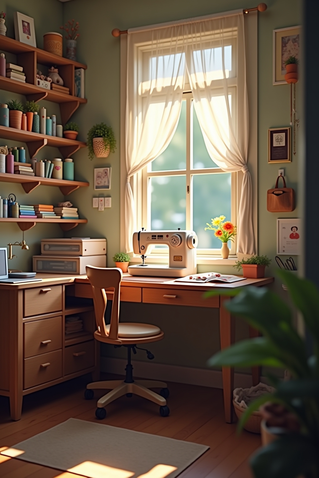 8 Tipps dein Nähzimmer einrichten und gestalten