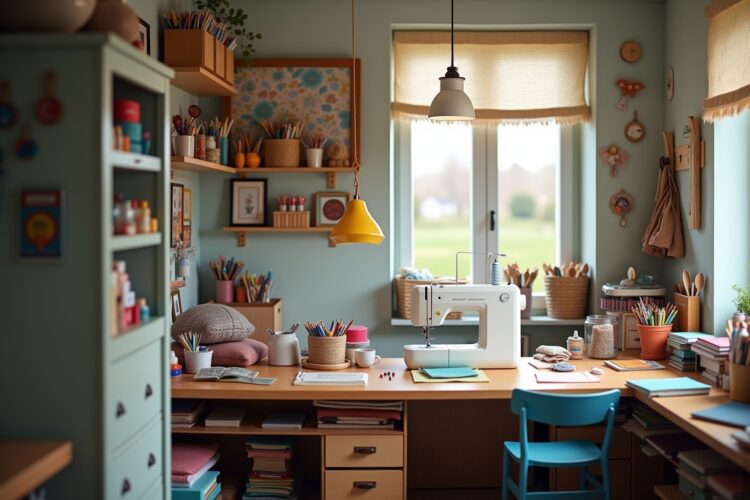 8 Tipps dein Nähzimmer einrichten und gestalten