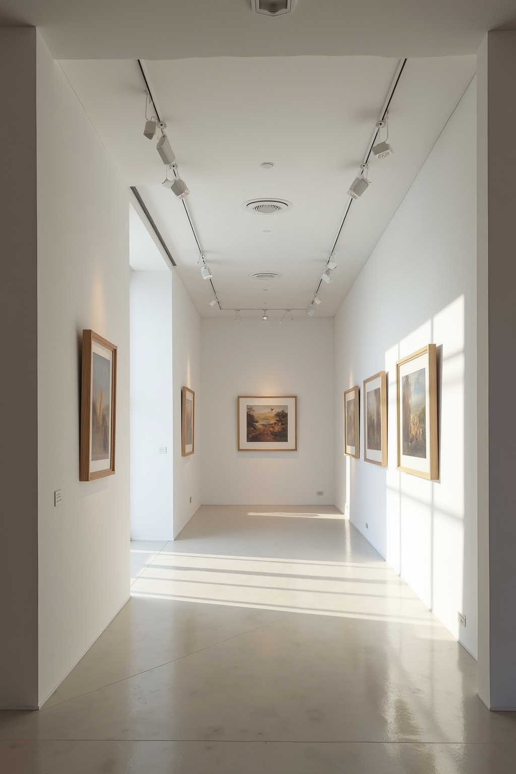Tipps, wie du eine offene Galerie einrichten kannst [Bildinhalt mit KI erstellt]