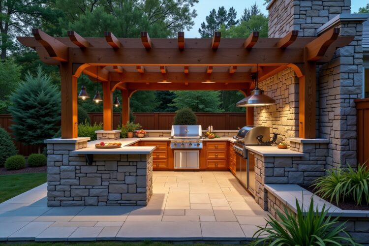 8 Outdoor Grill Küche Designs für den Gartentraum