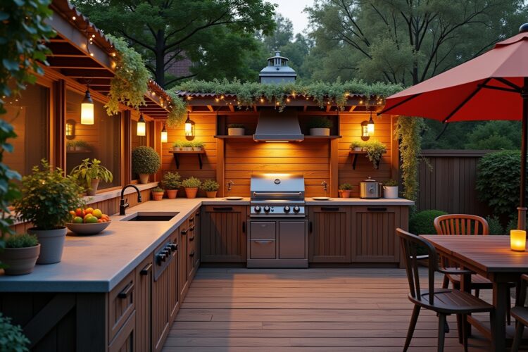 8 Outdoor Küche Ideen für einen gemütlichen Garten