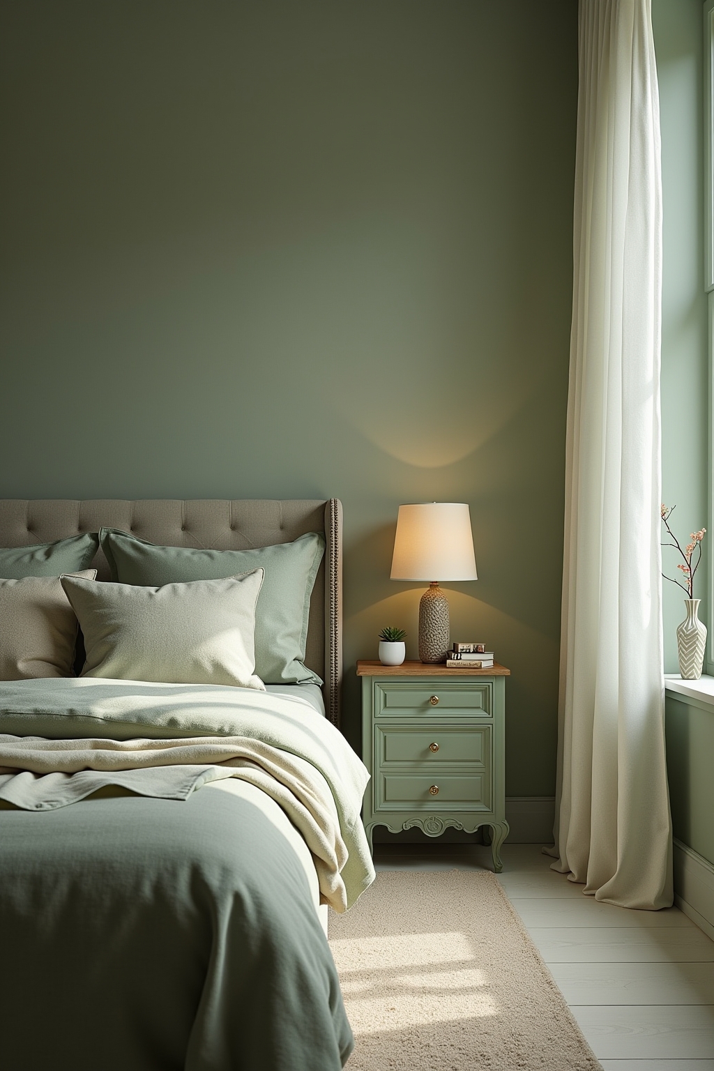 8 Schlafzimmer Salbei Designs für erholsame Nächte