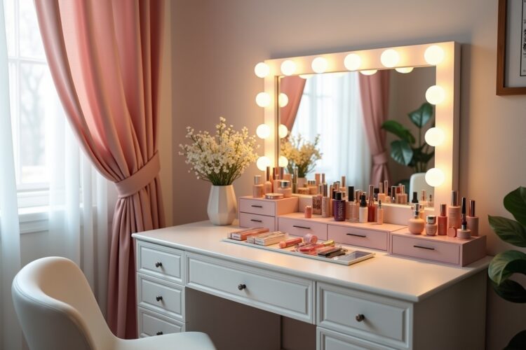 8 Tricks, um deinen Schminktisch einzurichten