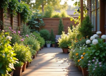 terrassenumrandung pflanzen-Titel