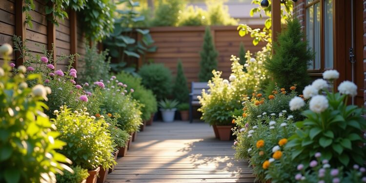 terrassenumrandung pflanzen-Titel