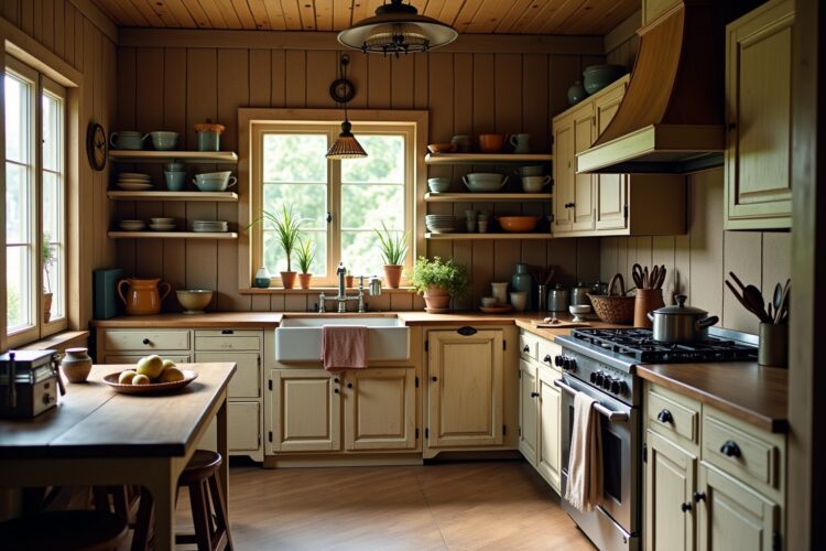 8 Vintage Küche Ideen für rustikalen Charme