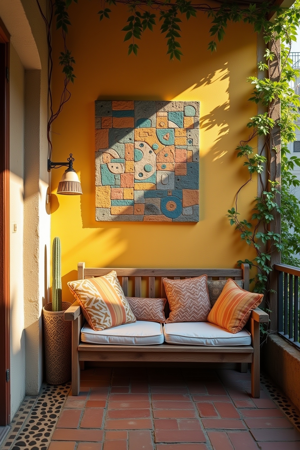 8 Wanddeko Terrasse Ideen für sommerliche Gemütlichkeit