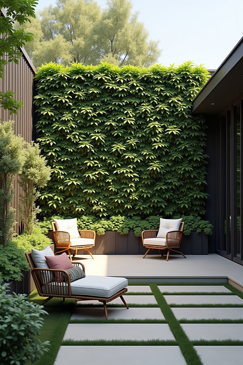 8 Wanddeko Terrasse Ideen für sommerliche Gemütlichkeit