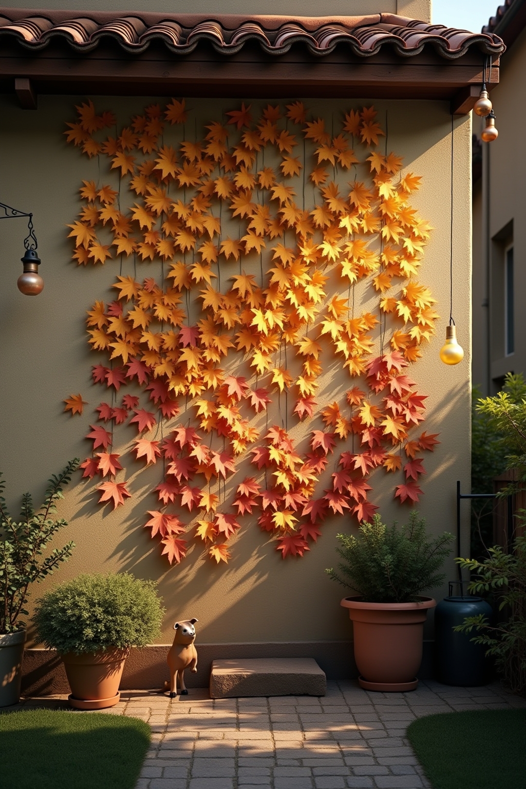 8 Wanddeko Terrasse Ideen für sommerliche Gemütlichkeit