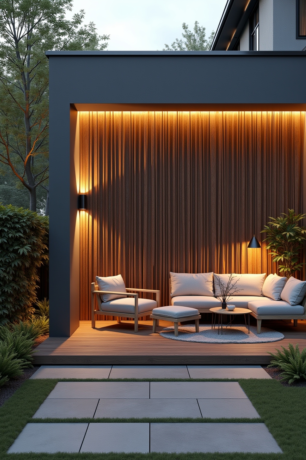 8 Wanddeko Terrasse Ideen für sommerliche Gemütlichkeit